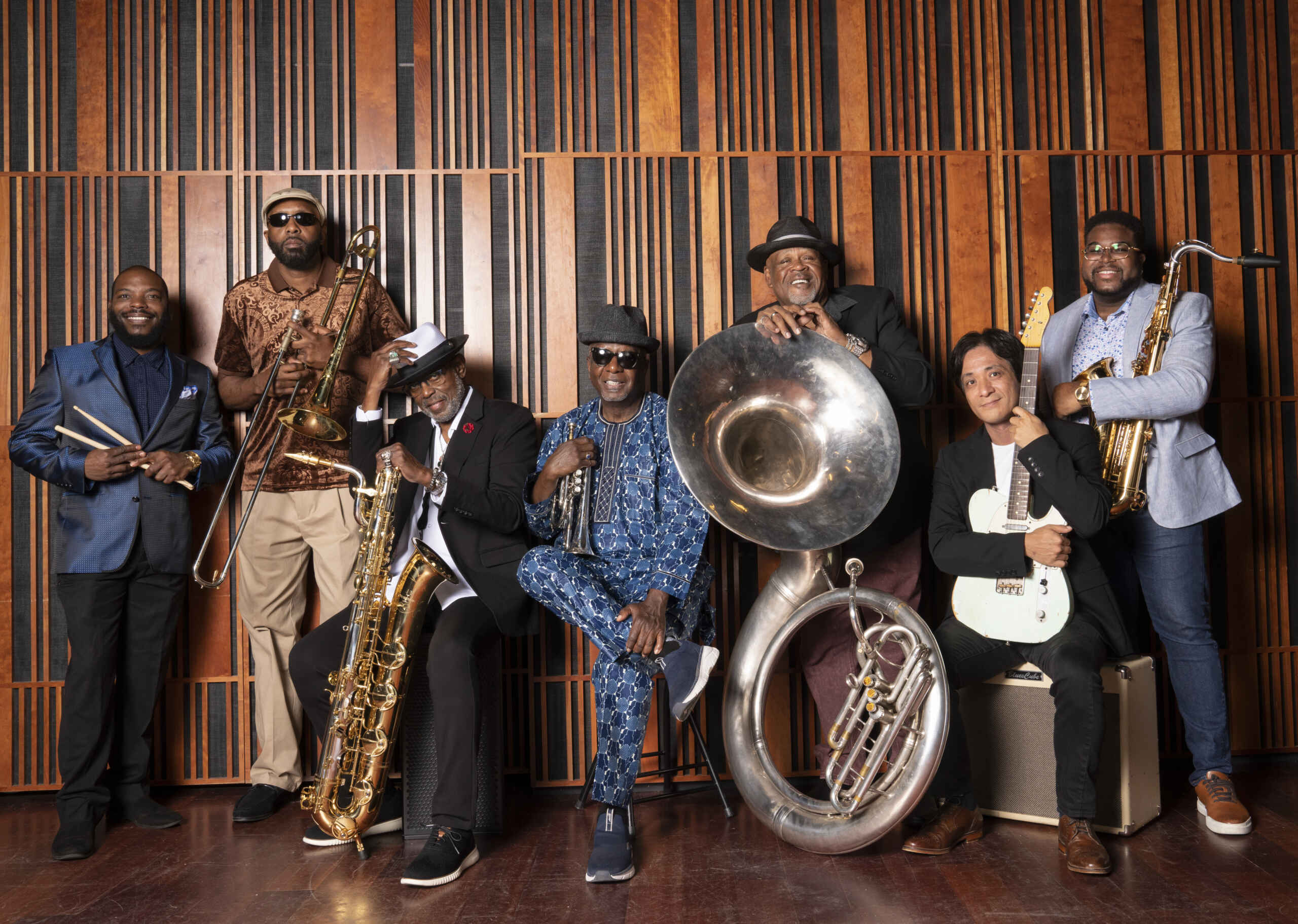 Mardi Gras Mambo featuring The Dirty Dozen Brass Band and Nathan
